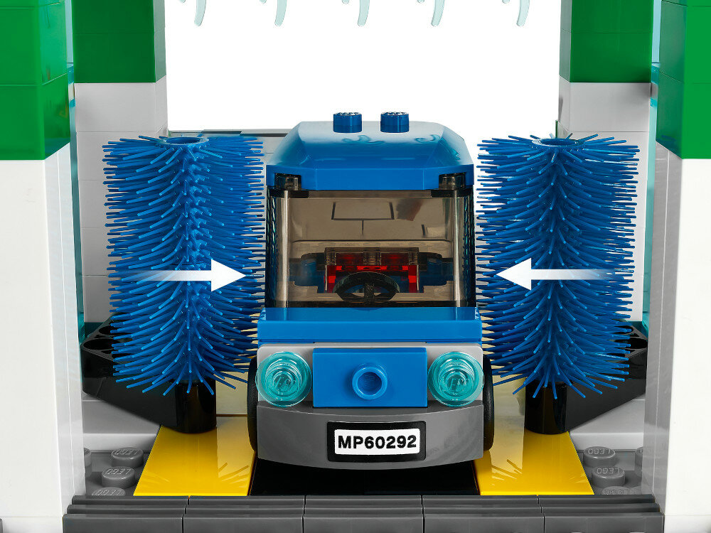 LEGO City Centrum miasta 60292 myjnia ciezarowka dzwig