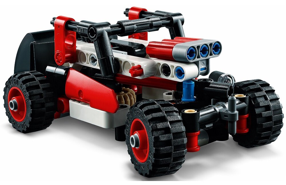 LEGO Technic Miniładowarka 42116 rozwijanie róznych umiejętności nauka poprzez zabawę