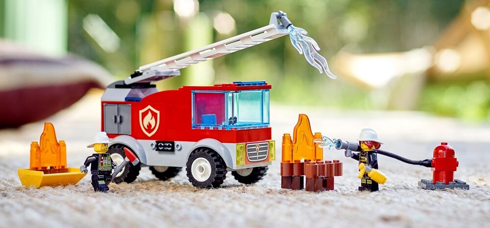 LEGO City Wóz strażacki z drabiną 60280 - idealny pomysł na prezent dla najmłodszych rozbudowana instrukcja LEGO Building Instructions