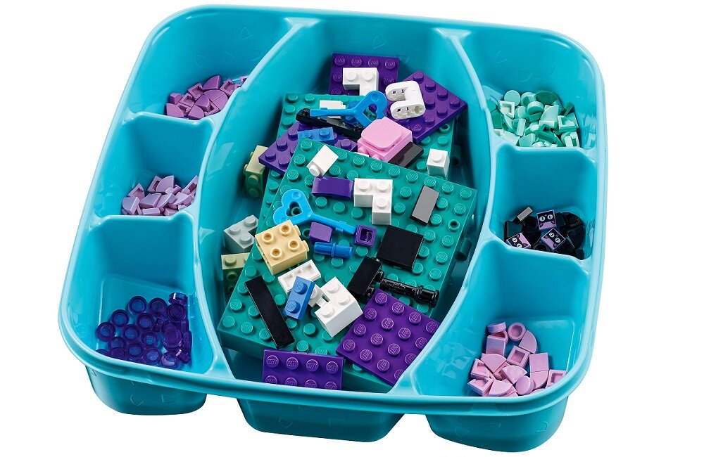 LEGO Dots Tajne skrzyneczki 41925 Szybkie sprzątanie łatwe przechowywanie taca na płytki