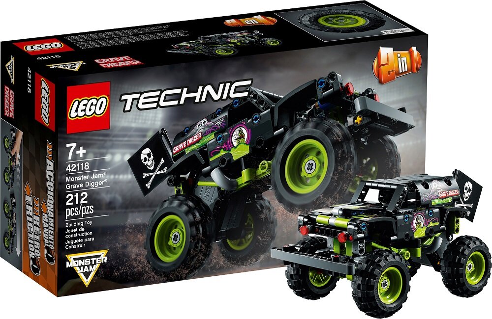 LEGO Technic Monster Jam Grave Digger 42118 Od lat dla Was