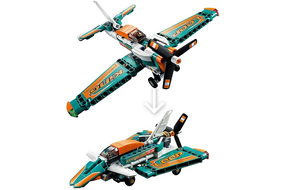 LEGO Technic Samolot wyścigowy 42117 Wiele możliwości tworzenia