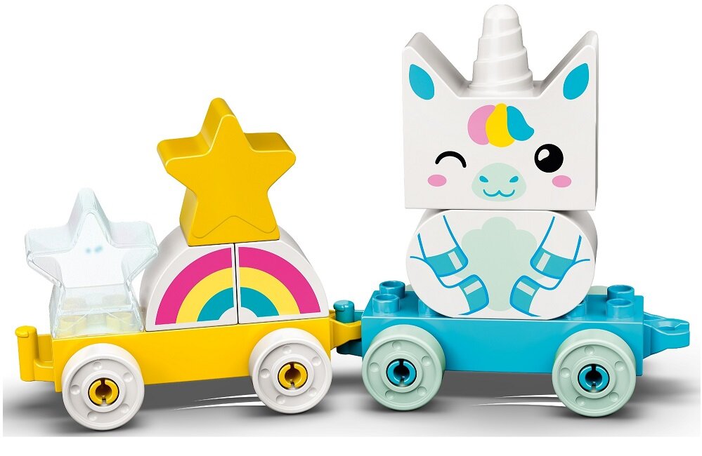 LEGO Duplo Jednorożec 10953 Zadbaj o prawidłowy rozwój swojego dziecka rozpoznawanie kształtów i kolorów