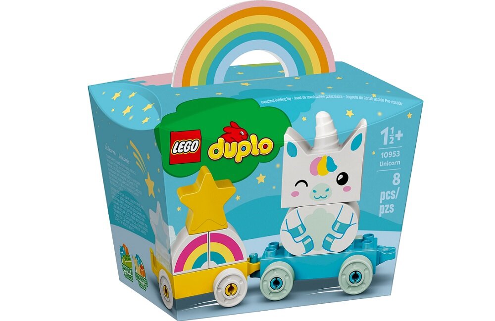 LEGO Duplo Jednorożec 10953 są do siebie perfekcyjnie dopasowane Bez problemu można je rozłączyć i połączyć