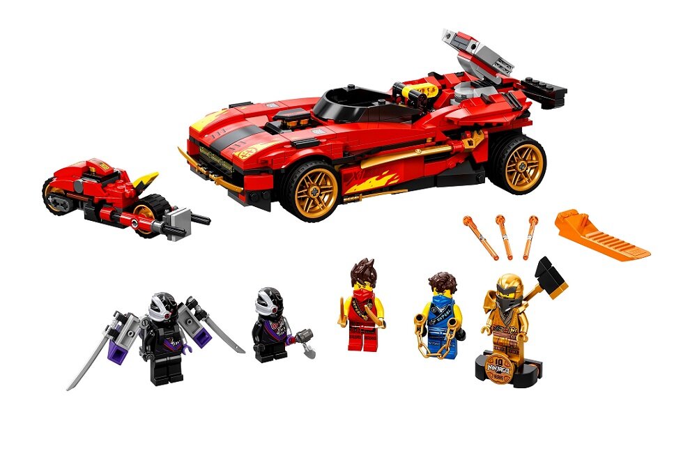 LEGO Ninjago Ninjaścigacz X-1 71737 kreatywna zabawa prawidłowy rozwój merytoryczny dziecka klocki figurki minifigurki bez zasilania klasyczna zabawa wysoka jakość lego wielogodzinna zabawa
