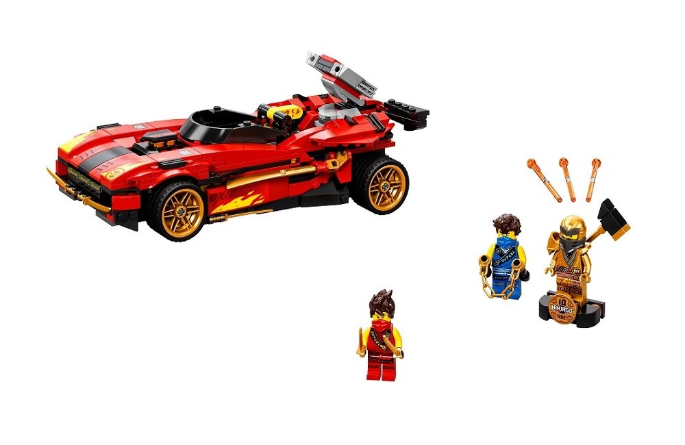 LEGO Ninjago Ninjaścigacz X-1 71737 kreatywna zabawa prawidłowy rozwój merytoryczny dziecka klocki figurki minifigurki bez zasilania klasyczna zabawa wysoka jakość lego wielogodzinna zabawa