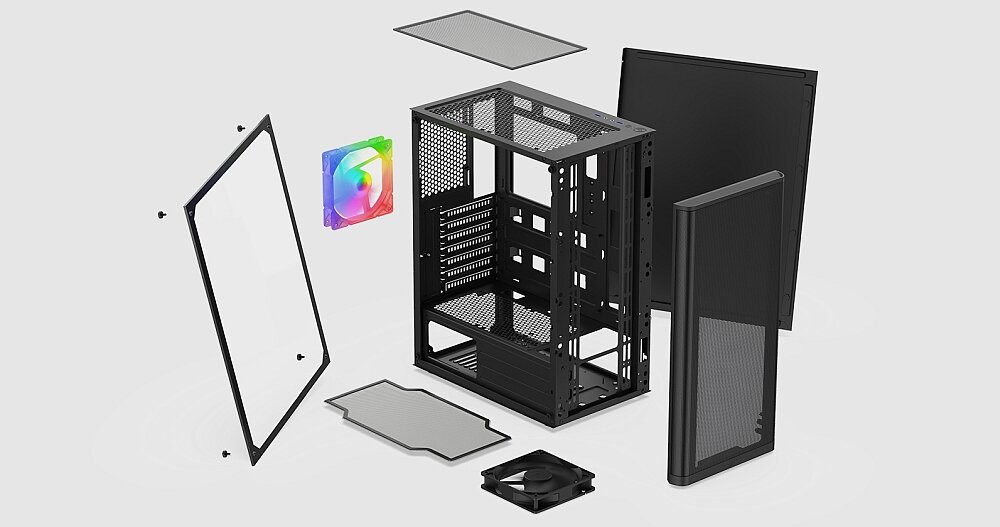 Obudowa SILENTIUM PC Ventum VT2 TG ARGB opis