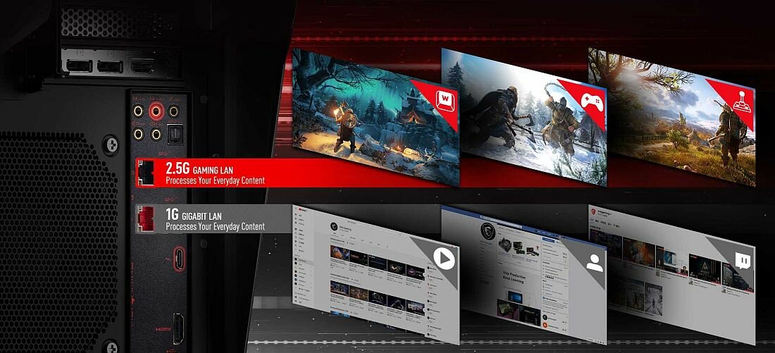 Komputer MSI Meg Aegis Ti5 - LAN