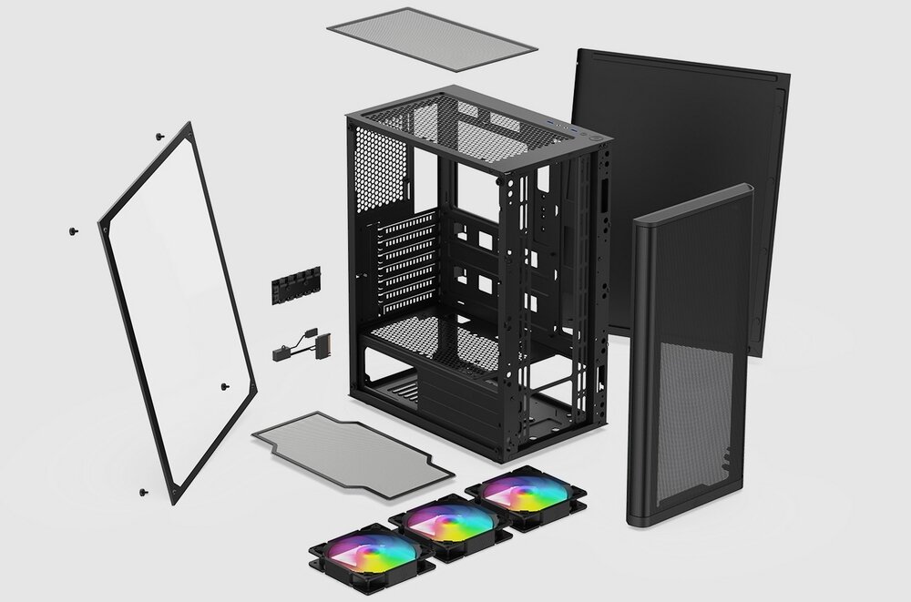 Obudowa SILENTIUM PC Ventum VT2 TG opis
