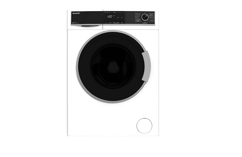 Pralka SHARP ES HFB712AWC 7kg 1200 wirowanie Technologia EcoLogic Foam Protect Unbalanced Control System Failure Detection System ładowana od przodu