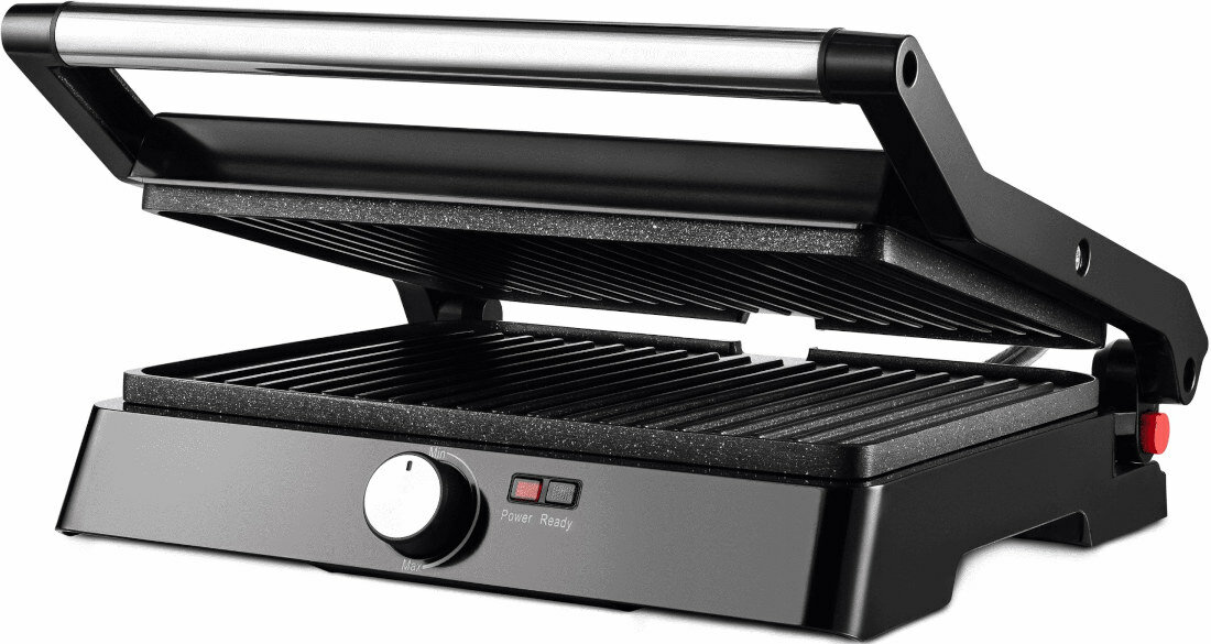 Grill elektryczny MOZANO GR001 regulowana wysokosc rownomierne opiekanie produktow