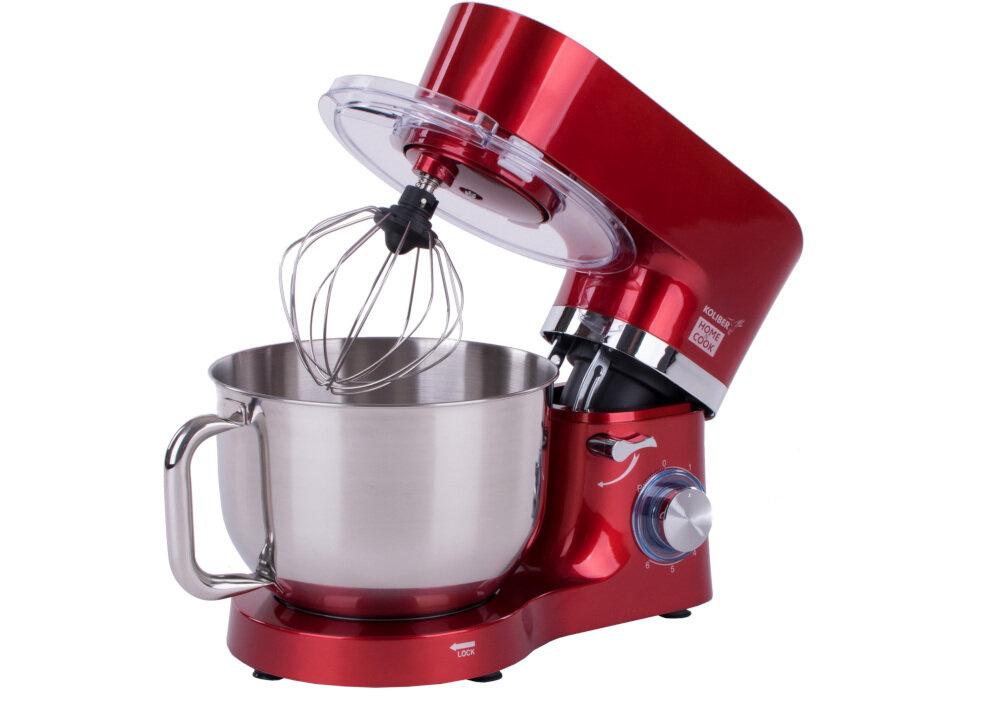Robot kuchenny planetarny KOLIBER Robomax KH-SM1460BK6-S 1400W trzepaczka idealnie bije smietanie zrobi piane z bialek przygotuje majonez