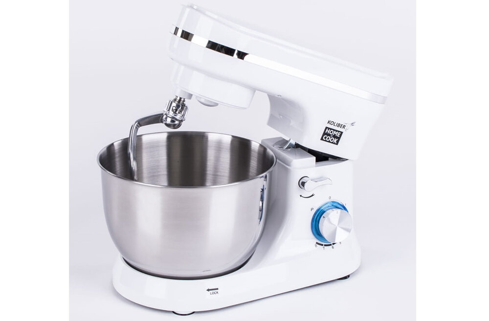 Robot kuchenny planetarny KOLIBER Robomax KH-SM1045SV8 1000W zagniatanie ciezkich ciast metalowy hak