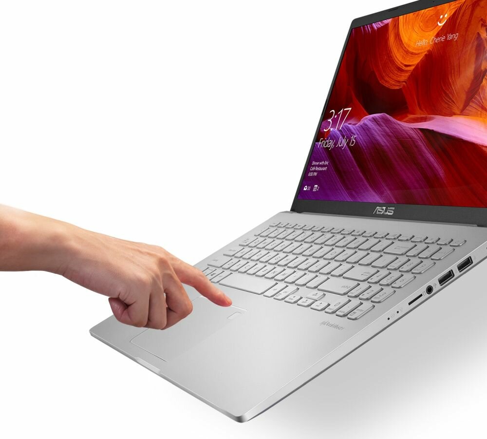 Laptop ASUS F509JA - czytnik linii papilarnych 