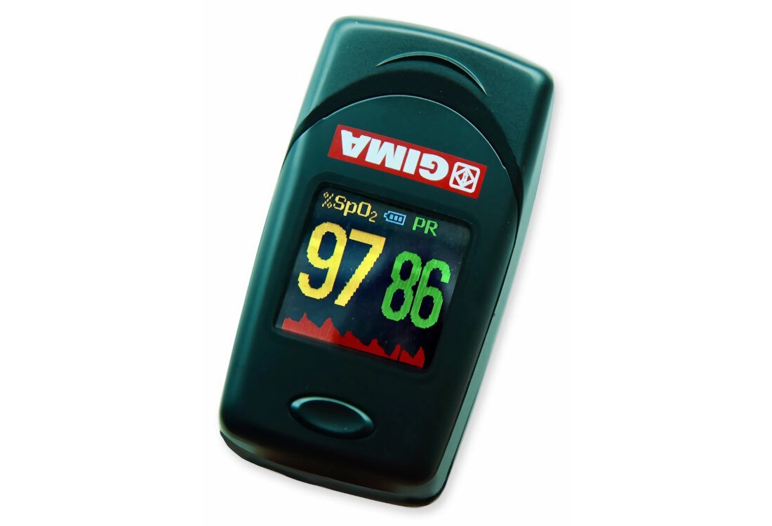 Pulsoksymetr GIMA OXY-6 Dokładny pomiar częstotliwość pomiar poziom saturacji krwi wyświetlacz LED parametry