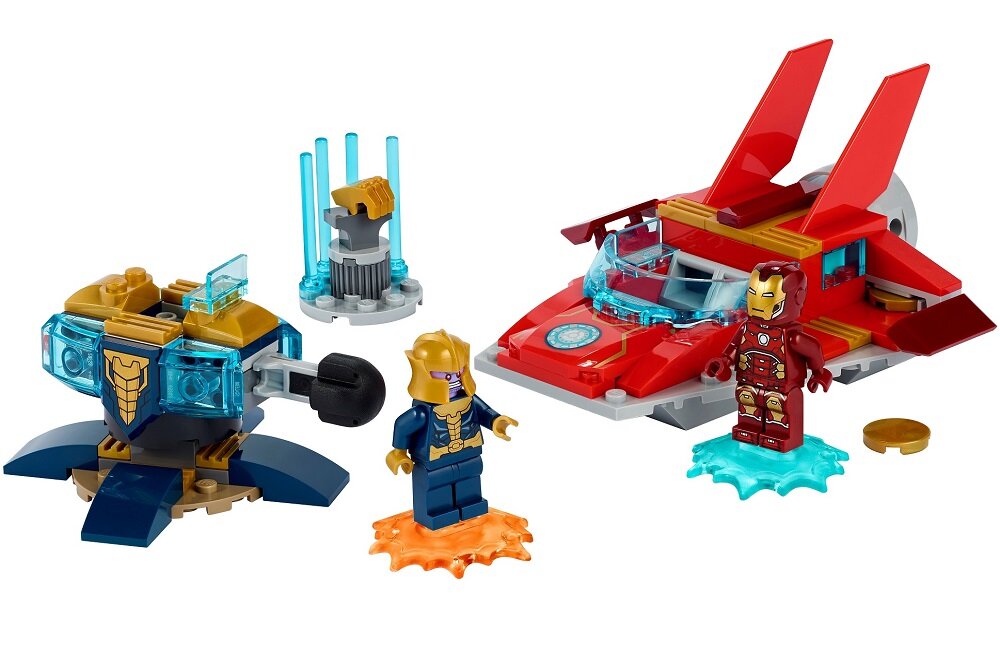 LEGO Marvel Iron Man kontra Thanos 76170 Projektowane są z myślą o młodych budowniczych a ciekawe detale doskonała zabawa