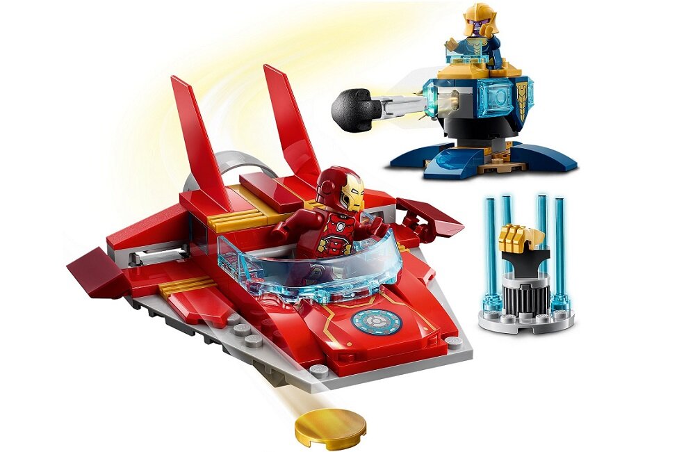LEGO Marvel Iron Man kontra Thanos 76170 Trenowanie różnych obszarów rozwoju