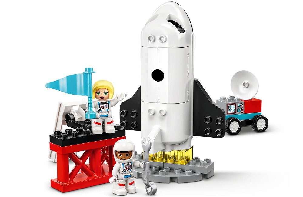 LEGO Duplo Lot Promem Kosmicznym 10944 Kosmiczna zabawka zabierze małych astronautów w kosmos prom kosmiczny