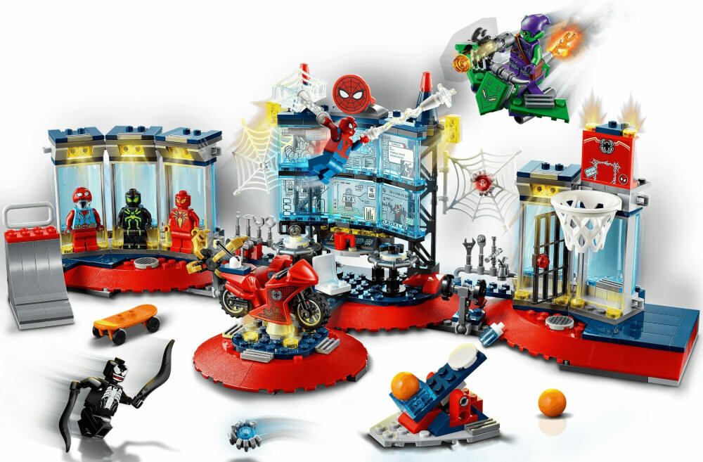 LEGO Marvel Atak na kryjówkę Spider-Mana 76175