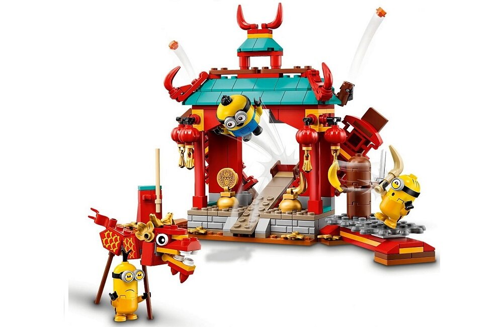 LEGO Minions Minionki i walka Kung Fu 75550 Wysoka jakość i bezpieczeństwo dla dzieci od 6 roku życia