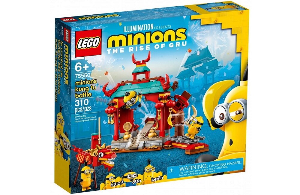 LEGO Minions Minionki i walka Kung Fu 75550 spełniają wszystkie stawiane im wymagania branżowe