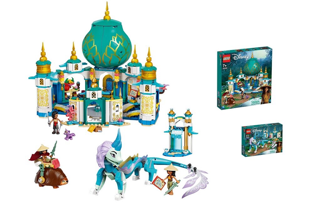 LEGO Disney Raya i Pałac Serca 43181 Pasja tworzenia 610 elementów wiele akcesoriów