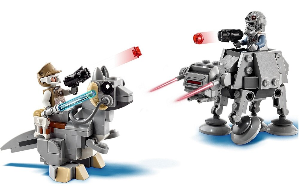 LEGO Star Wars Mikromyśliwce AT AT kontra Tauntaun 75298 model szybki do złożenia zestaw konstrukcyjny model kolekcjonerski