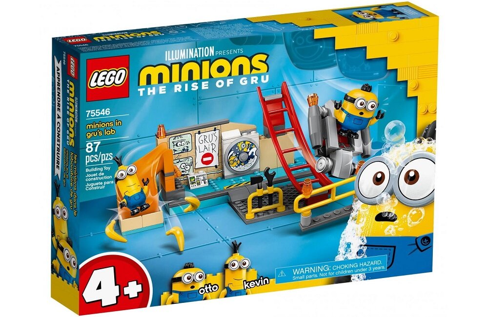 LEGO Minionki w laboratorium Gru 75546 Wysoka jakość i bezpieczeństwo dla dzieciod 4 roku życia