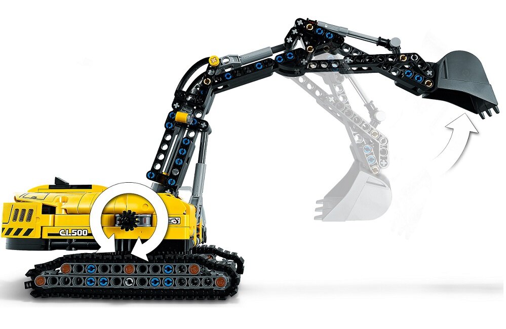 LEGO Technic Wytrzymała koparka 42121 Kreatywna zabawa 569 elementów