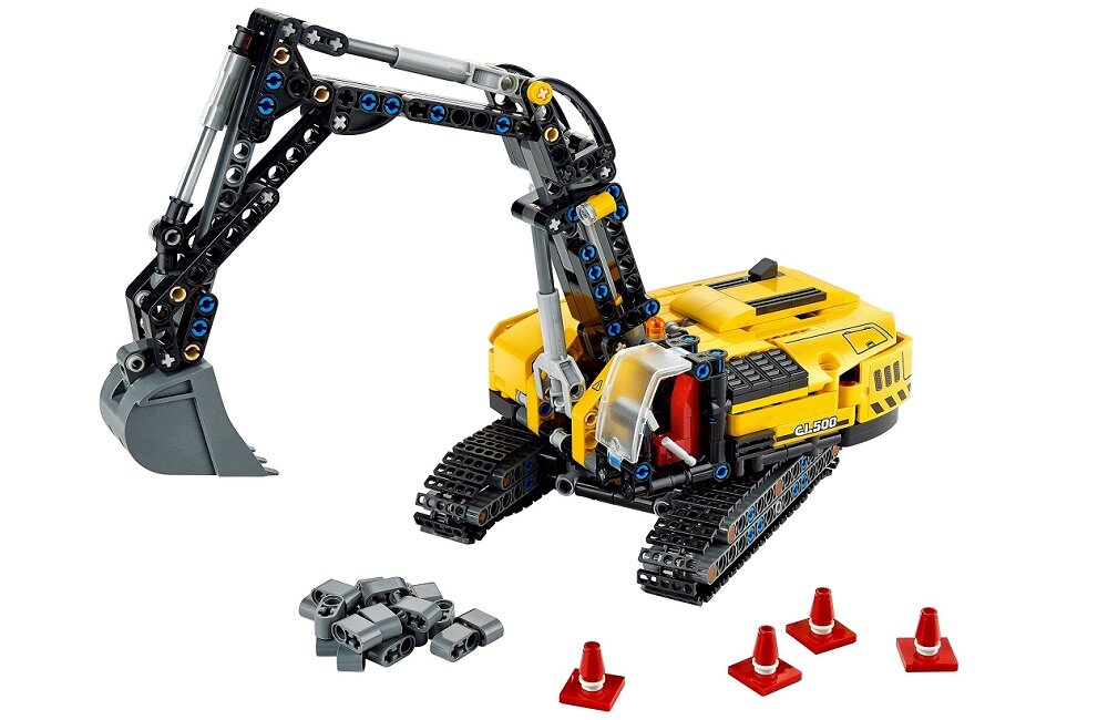 LEGO Technic Wytrzymała koparka 42121 ciekawa ozdoba