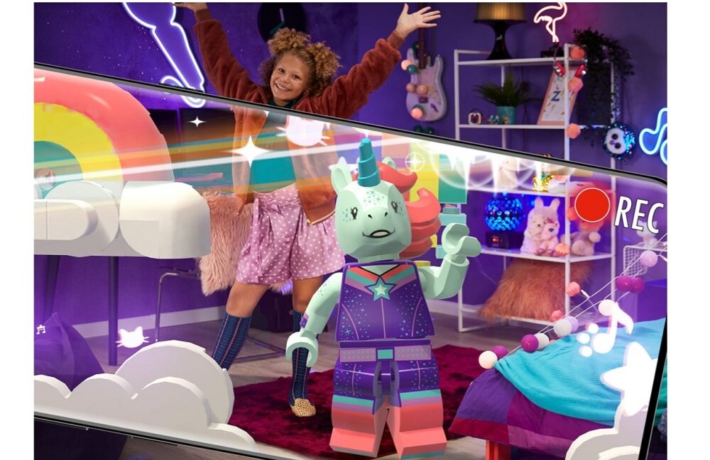 LEGO Vidiyo Unicorn DJ BeatBox 43106 kreatywne spędzanie czasu możliwość wcielenia się w role reżysera producenta gwiazdy