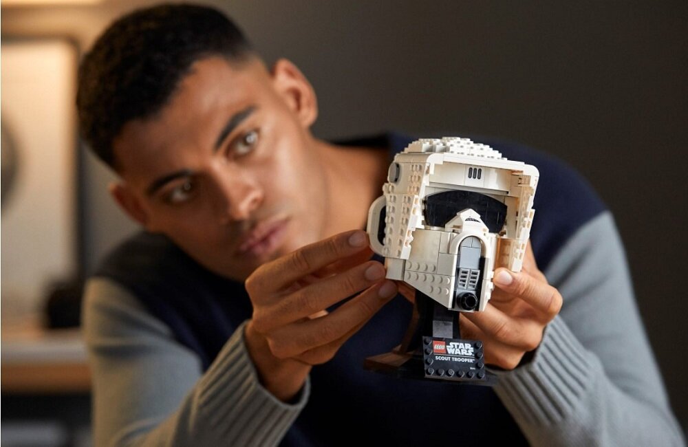 LEGO Star Wars Hełm zwiadowcy szturmowców 75305 dla konstruktorów detale kolekcjonerski model Star Wars