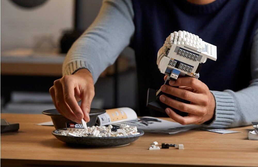 LEGO Star Wars Hełm zwiadowcy szturmowców 75305 Poszerzanie horyzontów swojej galaktyki