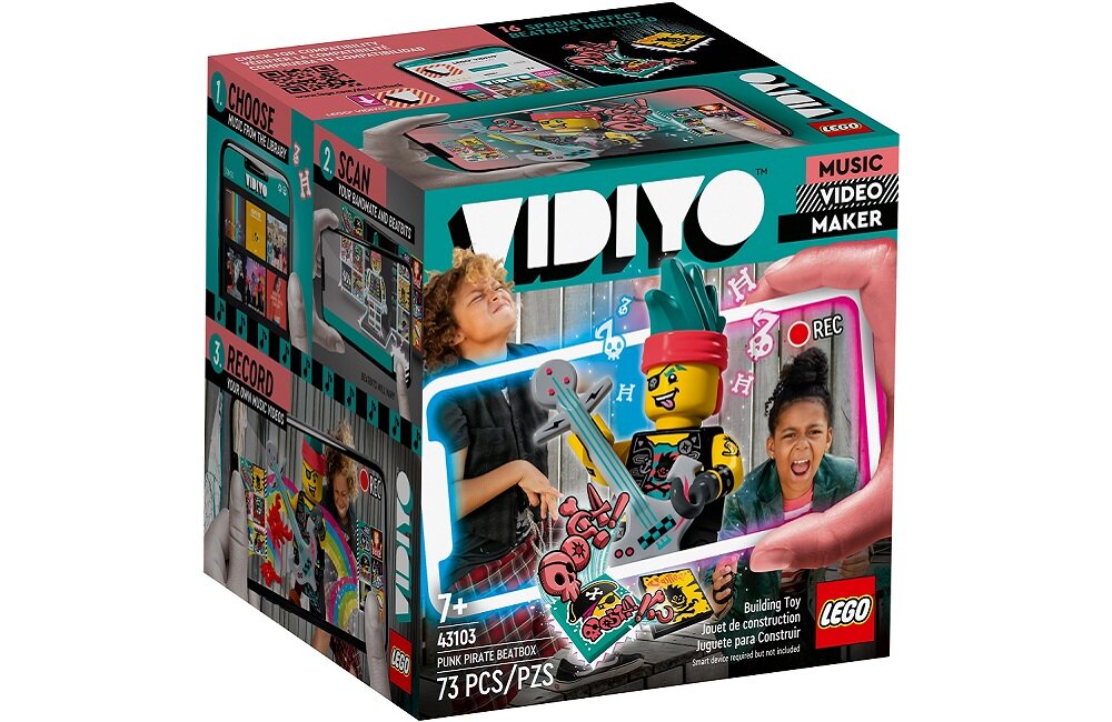 LEGO Vidiyo Punk Pirate BeatBox 43103 Gruntowne badania wytrzymałościowe od 7 roku życia