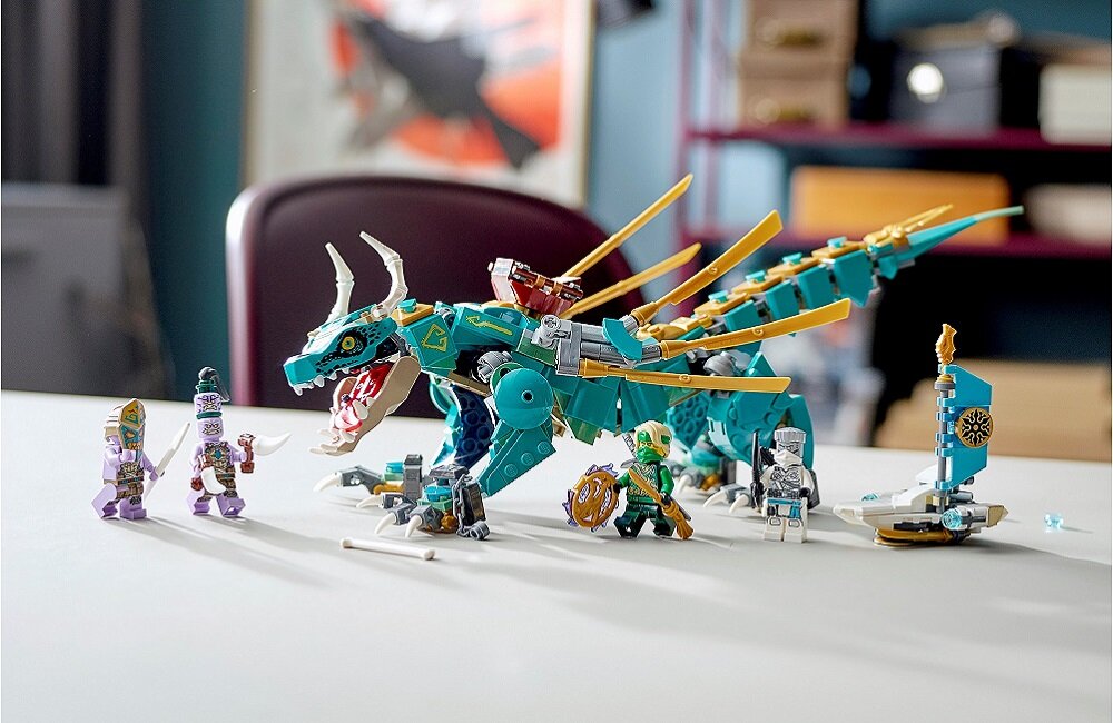 LEGO Ninjago Dżunglowy smok 71746 Różne możliwości wykorzystania gotowego zestawu