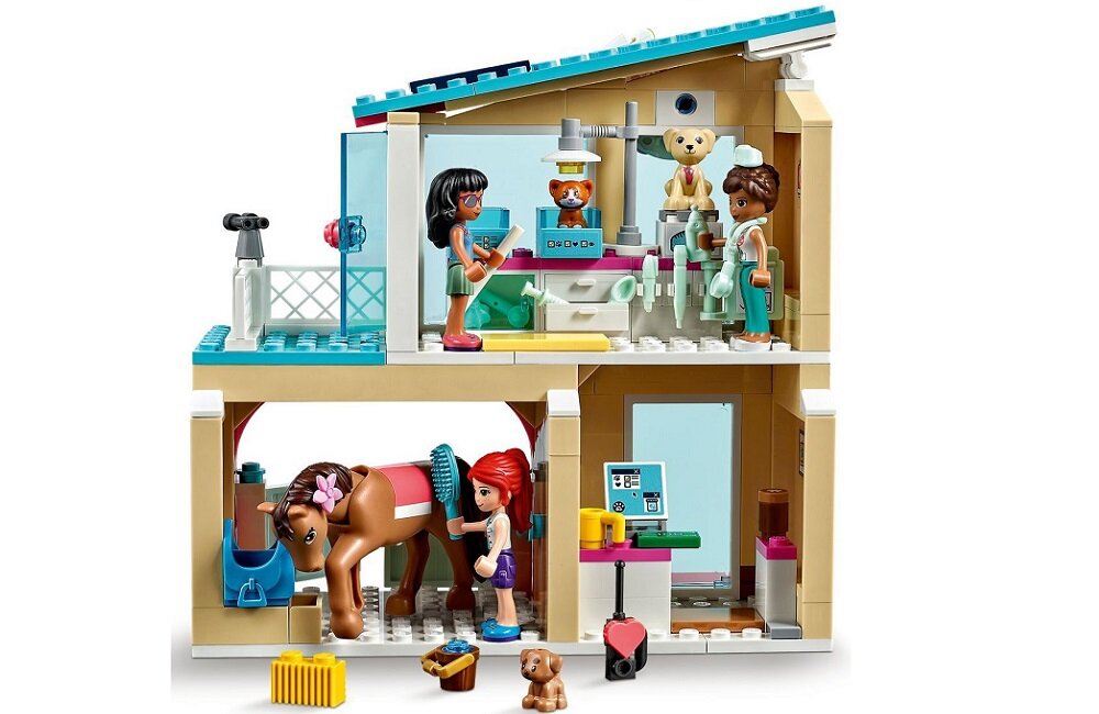 LEGO Friends Klinika weterynaryjna w Heartlake 41446 rozwijanie wyobraźni trenowanie koncentracji