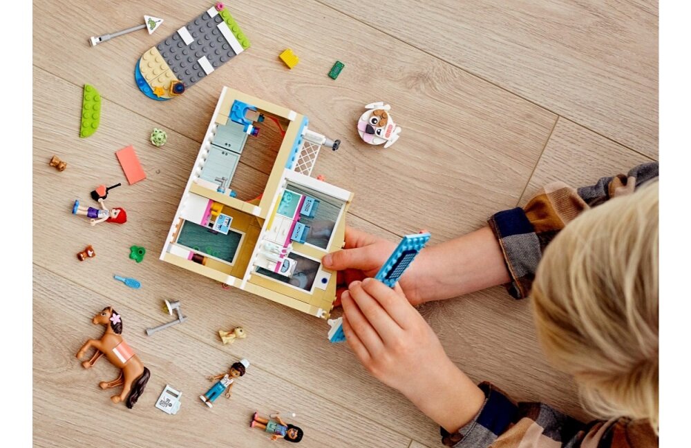 LEGO Friends Klinika weterynaryjna w Heartlake 41446 Możliwość rozbudowywania i łączenia z innymi zestawami LEGO