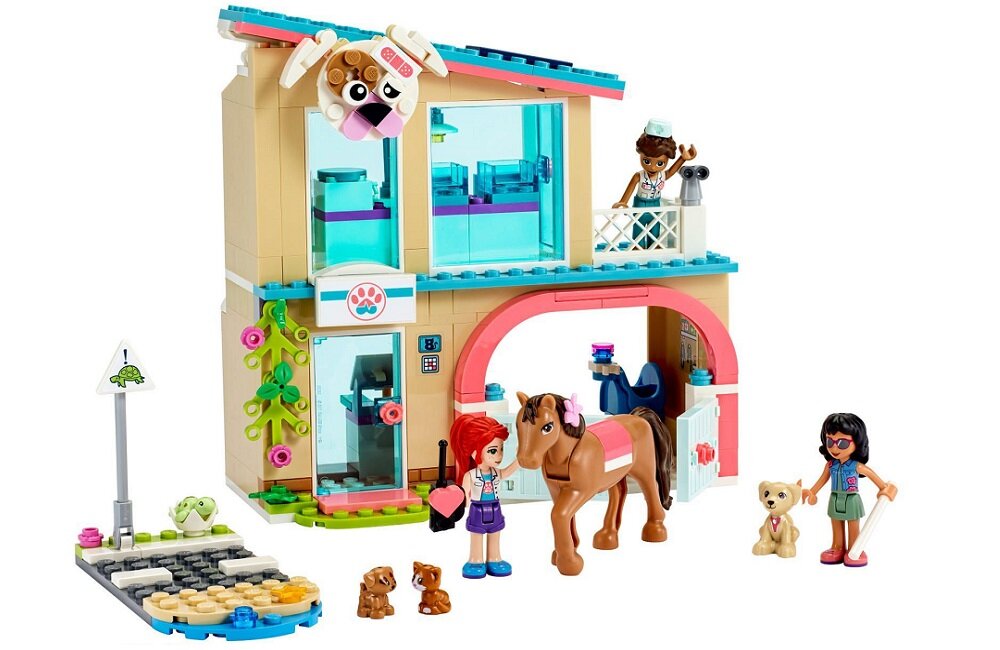LEGO Friends Klinika weterynaryjna w Heartlake 41446 Dokładne testy wytrzymałościowe od 6 roku życia