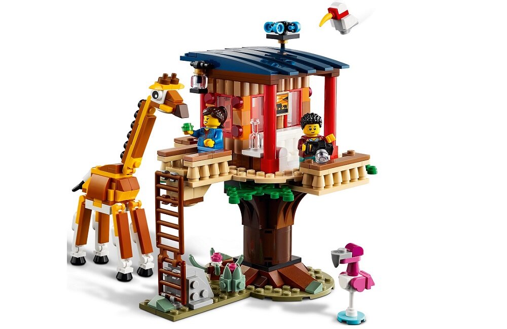 LEGO Creator Domek na drzewie na Safari 31116 Możliwość łączenia z innymi zestawami