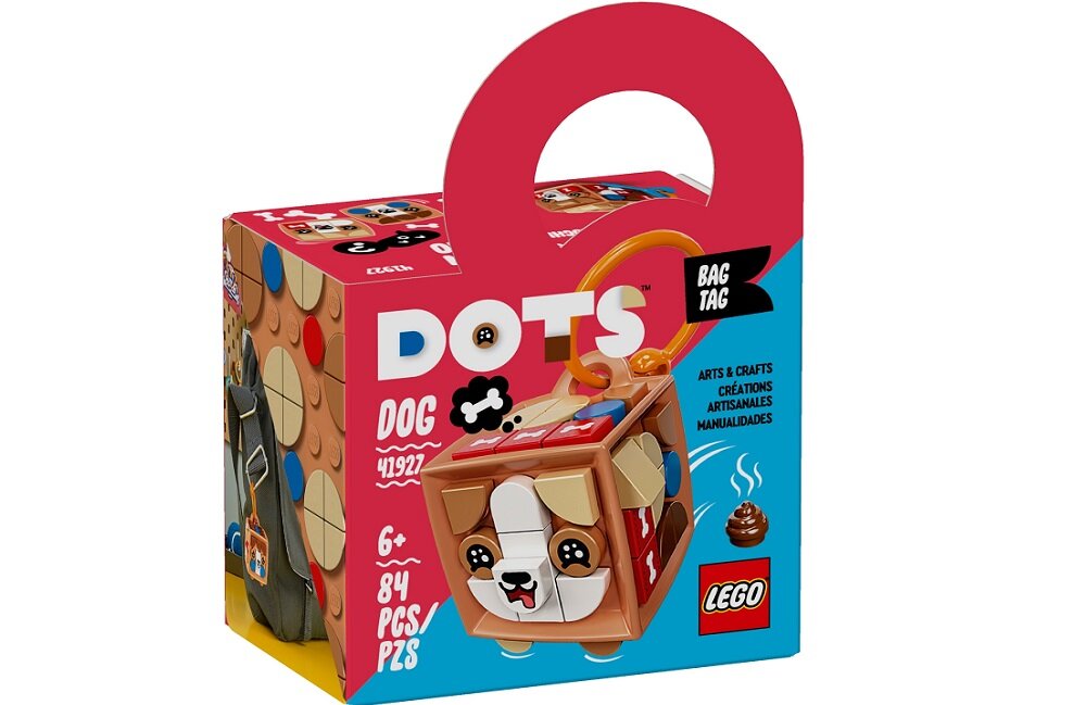 LEGO Dots Zawieszka z psem 41927 Gruntowne testy wytrzymałościowe od 6 roku życia