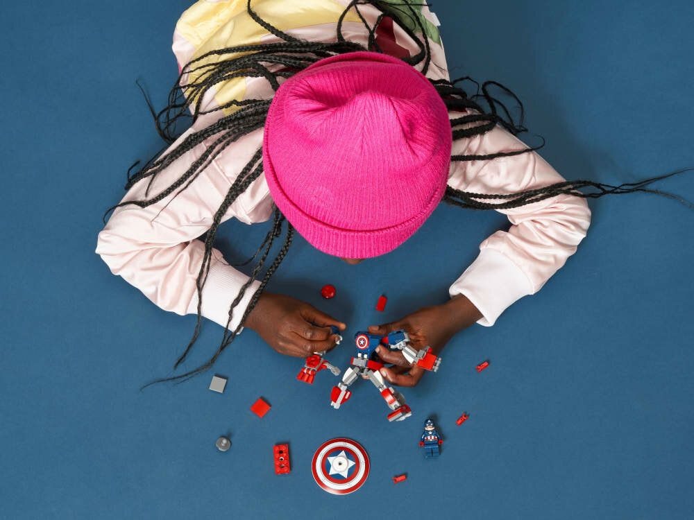 LEGO Marvel Opancerzony mech Kapitana Ameryki 76168