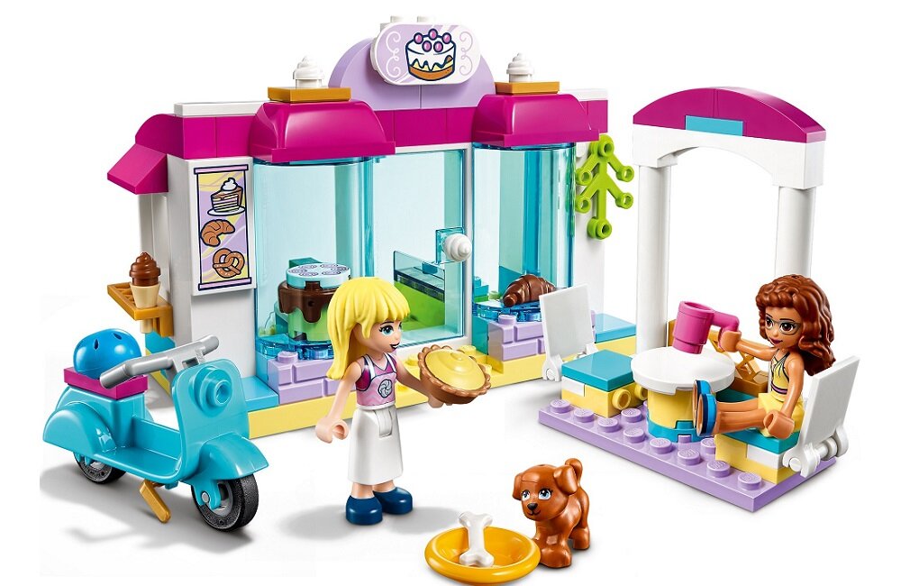LEGO Friends Piekarnia w Heartlake City 41440 Możliwość rozbudowy łączenie zabawki z innymi zestawami