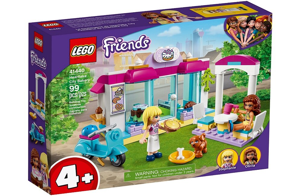 LEGO Friends Piekarnia w Heartlake City 41440 Klocki są do siebie perfekcyjnie dopasowane