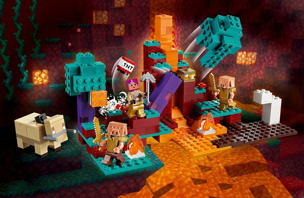 LEGO Minecraft Spaczony las 21168 kreatywna zabawa