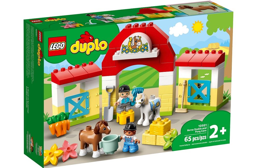 LEGO Duplo Stadnina i Kucyki 10951 Gruntowne testy wytrzymałościowe bezpieczeństwo podczas zabawy