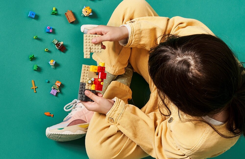 LEGO Minecraft Rafa koralowa 21164 Trenowanie różnych obszarów rozwoju