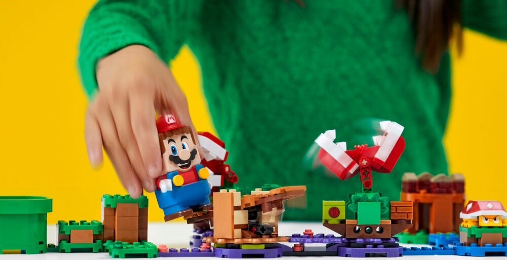 LEGO Super Mario Zawikłane zadanie Piranha Plant - zestaw rozszerzający 71382 aplikacja lego super mario