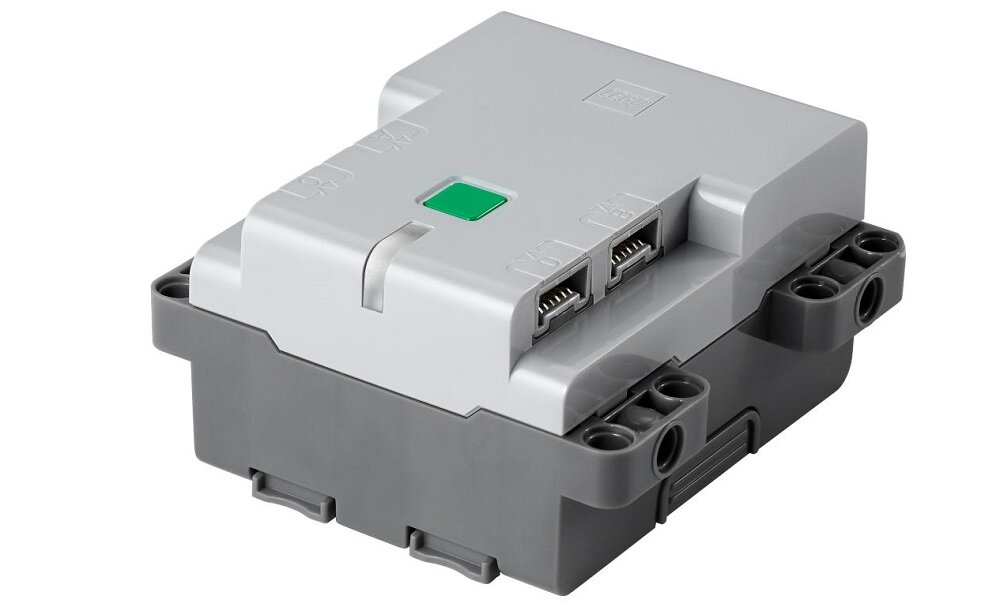 LEGO Power Up Hub Technic - wygląd ogólny czujnik przechyłu cztery porty aplikacja LEGO Technic CONTROL+ Bluetooth