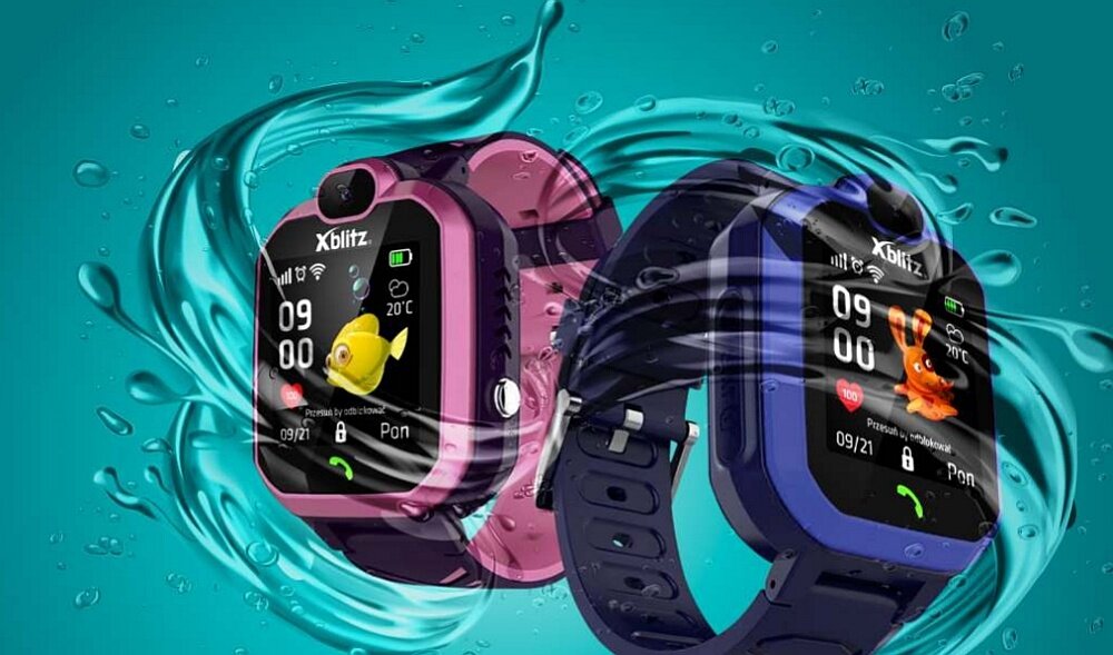 Smartwatch XBLITZ Kids Watch GPS Hear Me ekran pasek bateria monitoring sport