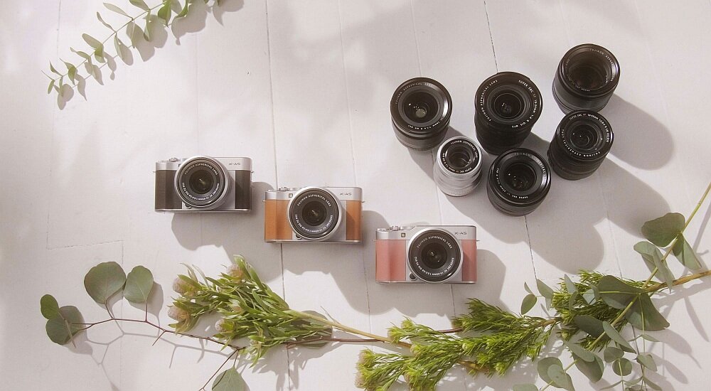 Aparat FUJI X-A5 matryca nagrywanie filmy zdjęcia cechy 4k rozdzielczość  ekran pokrętła łączność obudowa bagnet montaż 